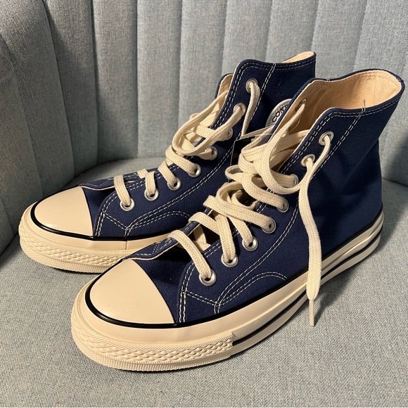 Converse Navy High-Top Sneakers - Picture 2 of 7